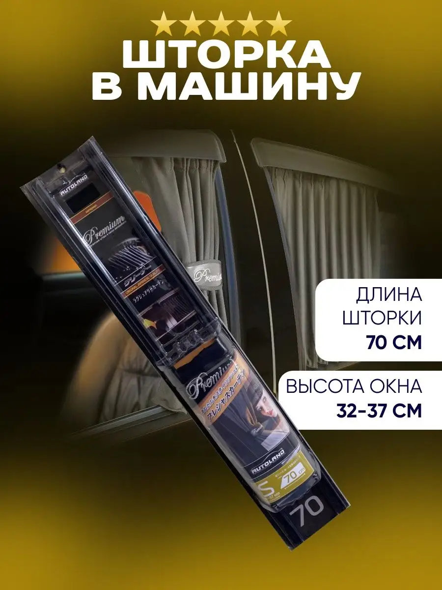 Автоплюс Шторки автомобильные боковые PREMIUM