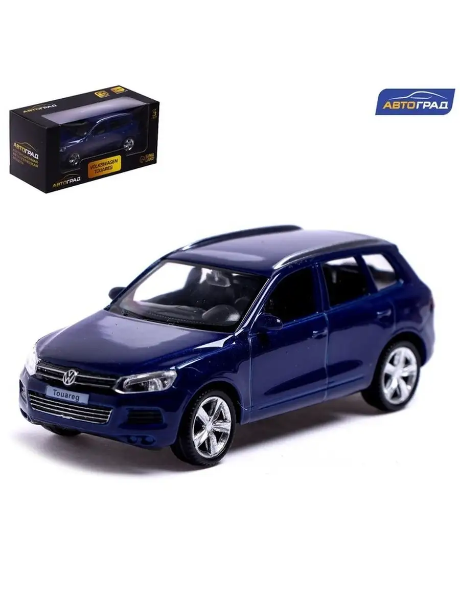 Автоград Машина металлическая VOLKSWAGEN TOUAREG, 1:43, цвет синий