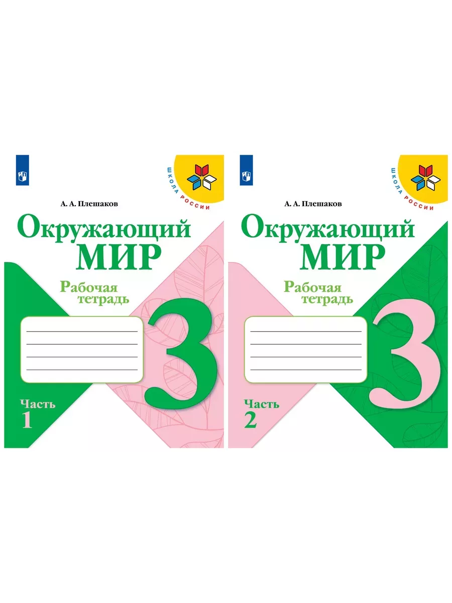 Окружающий мир 3класс рабочая тетрадь 2 части на 25 учеников Просвещение  купить по цене 17 843 ₽ в интернет-магазине Wildberries | 110368719