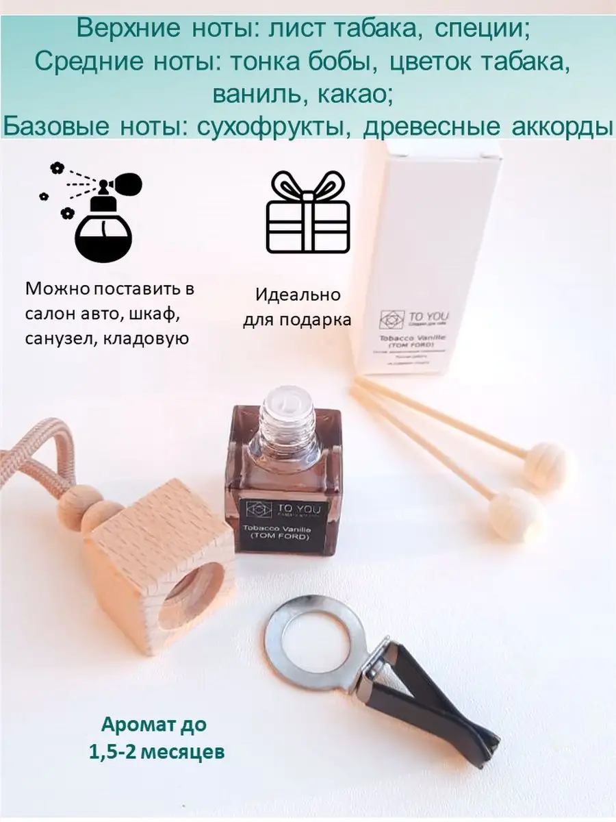 To you aroma Автопарфюм Ароматизатор авто пахучка в машину