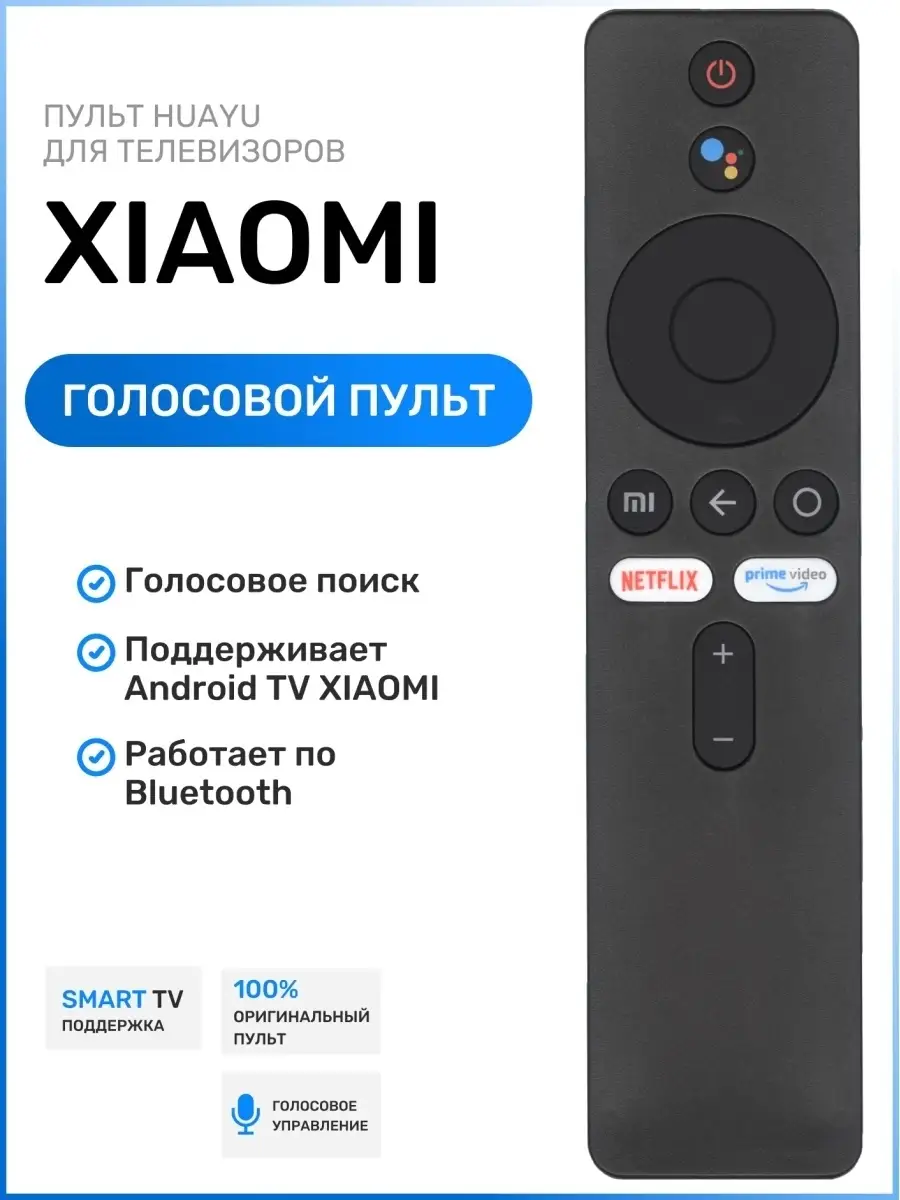 Голосовой пульт XMRM-00A для телевизоров XIАOMI Xiaomi купить по цене 725 ₽  в интернет-магазине Wildberries | 111314410