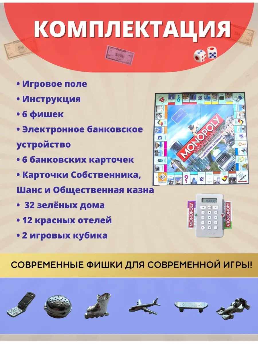 Loik shop Настольная игра Монополия / Экономическая стратегия / Развивающая  игра