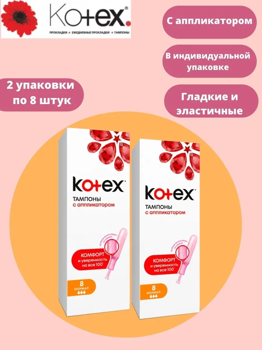 Женские тампоны Котекс Мини – 16 штук | Kotex®